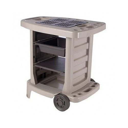 Generic ing Bench Yard Utility t Rolling Ga Tools Outdoor ls Outdo Portable Potting Rolling Bench Cart Rolling ble Pott Gardening Storage e Pottin