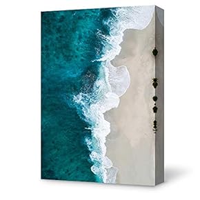 Canvas Wall Art Modern Summer and Long Beach Home Decor Canvas Painting Wall Decoration for Bedroom Living Room - 12x18 inches