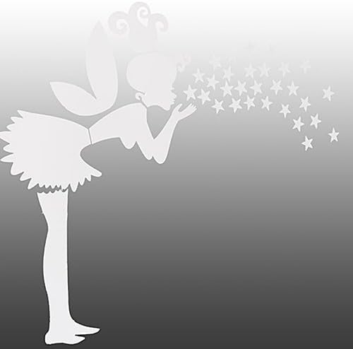 adonpshy Wallpaper Wall Stickers,Kids Home Bedroom Decoration Gift Angel Magic Fairy Stars 3D Mirror Wall Sticker,Making Your Room More Beautiful