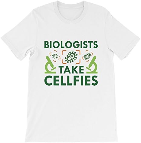 Biologists Take Cellfies Unisex T-Shirt, White M