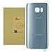 LUVSS [Extra Adhesive] Back Glass Replacement Samsung Galaxy S7 G930 (All Carriers) Rear Cover Glass Panel Case Housing Opening Tools Kit (Silver)