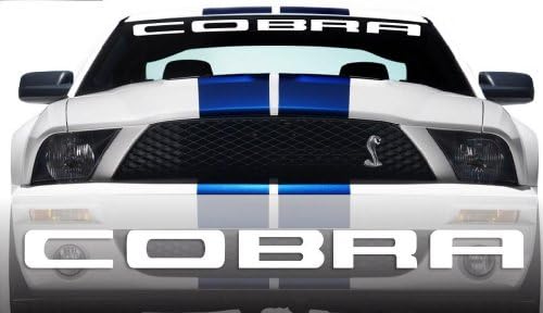 Ford Mustang Cobra II Windshield Decals 4" X 40"