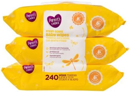 parents choice wipes fresh scent