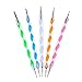 eBoot Nail Art Kit Decoration Set with Picker Pencil, 2 Boxes Nail Rhinestones, 5 Dotting Pens, 30 Nail Striping Tape