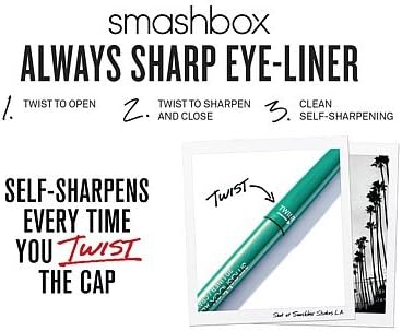 Smashbox Always Sharp Waterproof Kohl Liner - Storm 0.01oz (0.28g) - Image 3