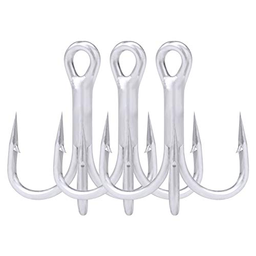 High Carbon Steel Fishing Hooks Fish Hooks 50pcs / Lot Mattzinn Salzwasser Angelhaken High Strength Haken 4X High-Carbon… – Bild 6