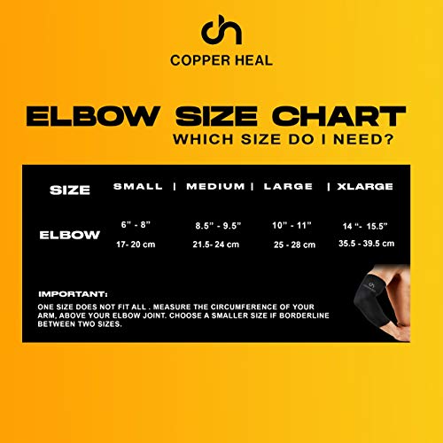 COPPER HEAL Elbow Compression Sleeve Recovery Elbow Brace GUARANTEED