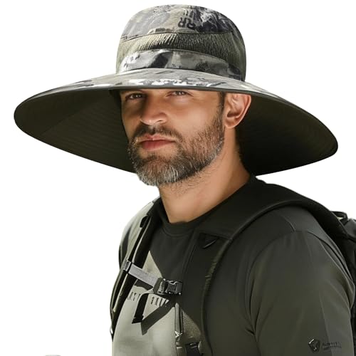 HUAMULAN Sun Hat Wide Brim Waterproof