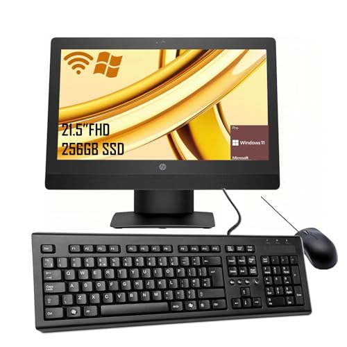 HP ProOne 600 G3 Ordinateur de Bureau Tout-en-Un avec écran 21,5 ", Intel Core i7-7700, 8 Go de RAM…