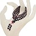 AD Beads Natural Gemstones Buddhist 108 Prayer Healing Beads Mala Stretchy Bracelet Necklace 6mm (Red Garnet)