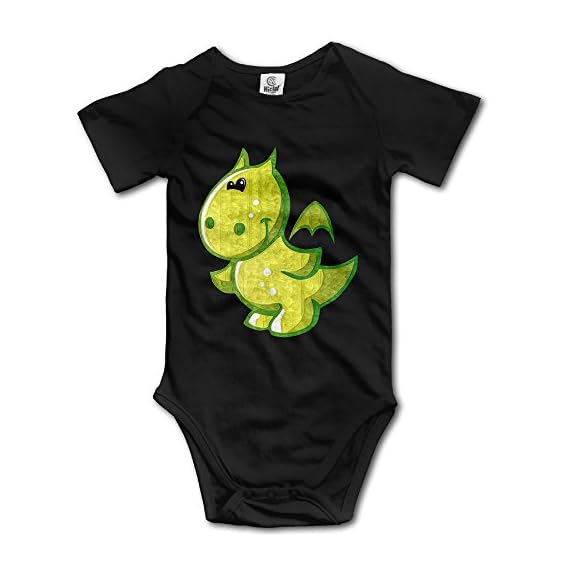 SSNB-Unisex-Baby-Onesies-Custom-Green-Baby-Dragon-Short-Sleeve-Bodysuit-100-Cotton-Boys-Girls-0-24-Months