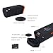 KMASHI USB Rechargeable Bike Light, Waterproof LED Bike Headlight with 4800mAh Portable Charger and Bluetooth Wireless Speakers