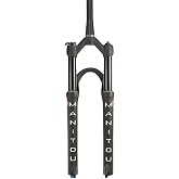 Manitou Markhor Suspension Fork - 29", 100 mm, 9 x 100 mm, 51 mm Offset, Matte Black