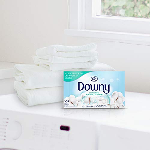Downy Fabric Softener Dryer Sheets, Cool Cotton, 250 Count Pricepulse