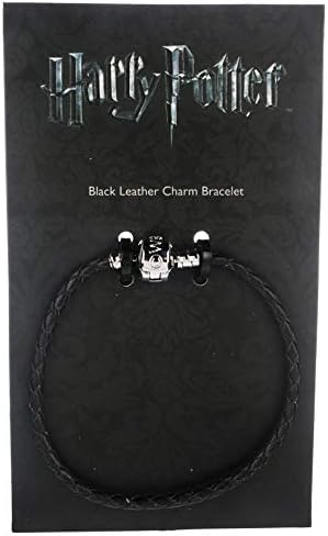 Leather Harry Potter Charm Bracelet for Slider Charms Silver, 17cm - Image 3