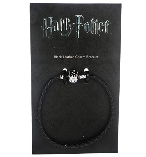 Leather Bracelet Harry Potter Charm Bracelet Amazon Black Leather