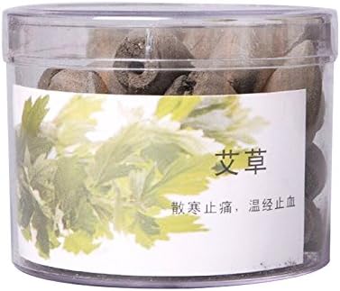 Lida - Natural Backflow Sandalwood Incense Cones - Flower & Bud Incense Cones - Room Fragrance Aromatherapy Air Fresh Meditation Colored Smoke - Wormwood Flavor
