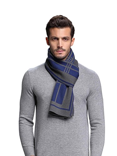 Fashion Winter Knitted Warm Long Poly Woven Men Scarf Neckwear