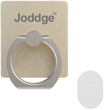Joddge Universal Masstige Safe &amp; Secure Ring Grip Stand Holder Car Mount with Hook for iPhone iPad Samsung Cellphone Tabet (Gold)