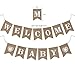 Welcome Baby Banner Vintage Burlap Banner Linen Flags Decorative for Baby Shower Boy Girl Party Decoration