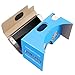 QPAU V2.0 3D Google Cardboard Vr Glasses Kit Includes Sponge Nose Pad and QR Codes