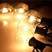 G40 Globe String Lights with 27 Clear Bulbs by Kohree - UL Listed Commercial Quality String Lights with Hanging Sockets (Warm White)