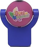 Projectables 11700 Dora the Explorer LED Plug-In Night Light, Pink and Purple, Light Sensing, Auto On/Off, Projects Nickelodeon Dora the Explorer Image on Ceiling, Wall, or Floor