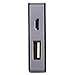 mophie Juice Pack Powerstation Mini 2500 mAh - Black/Silver (Certified Refurbished)
