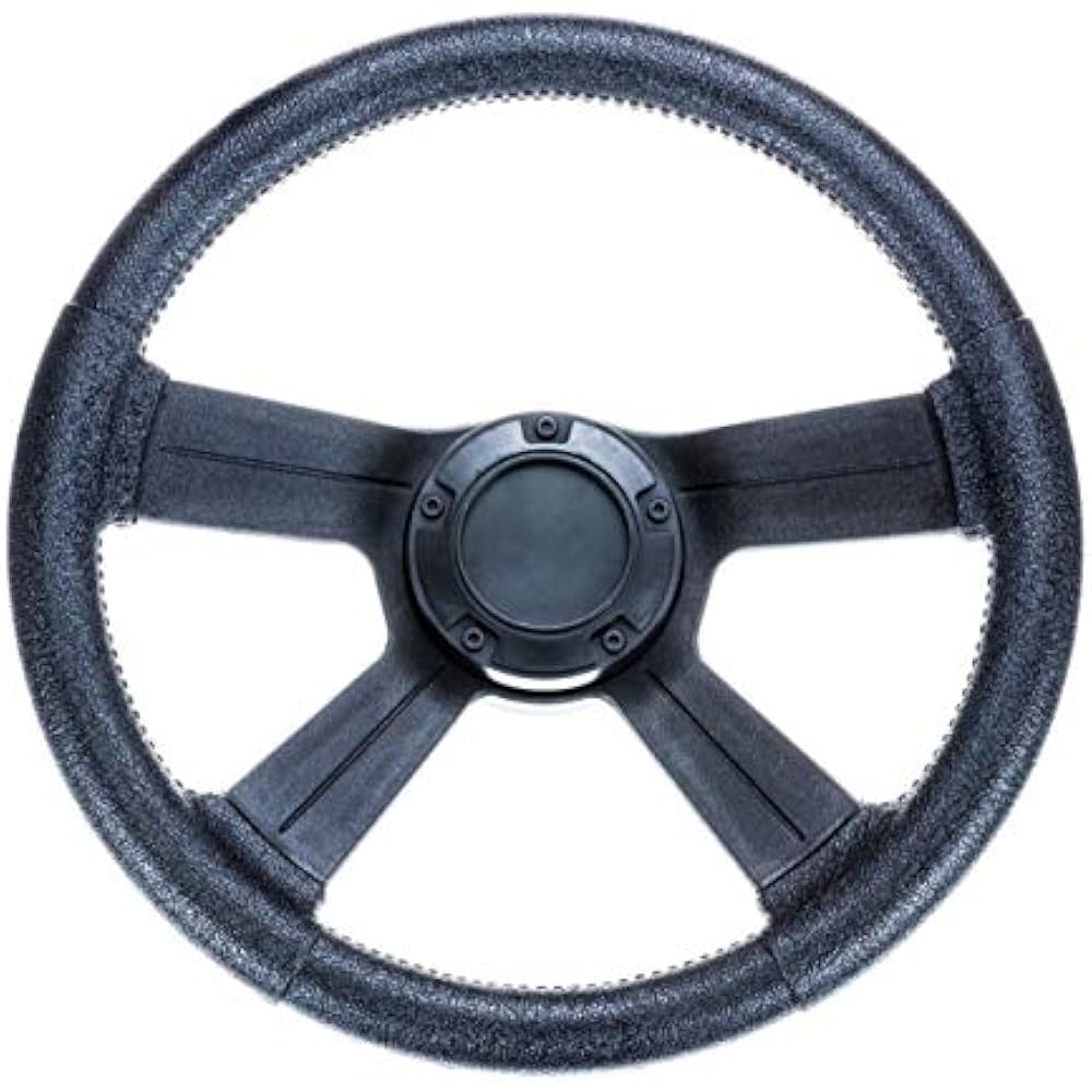 83154 Weatherproof 13Inch Marine Boat SoftGrip Steering Wheel With