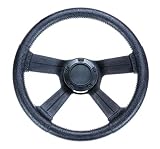 attwood 8315-4 Weatherproof 13-Inch Marine Boat Soft-Grip Steering Wheel with Cap