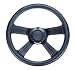 attwood 8315-4 Weatherproof 13-Inch Marine Boat Soft-Grip Steering Wheel with Cap