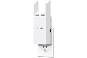 Tenda WiFi Range Extender AC1200, Covers Up to 130 m² and 23 Devices, Dual-Band867Mbps 5GHz/300Mbps 2.4GHz, WiFi Booster Suit