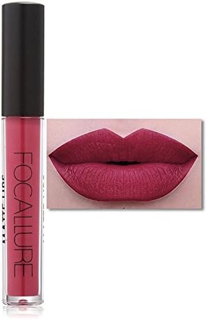 Colorful(TM) FOCALLURE New Fashion Lipstick Cosmetics Women Sexy Lips Matte Lip Gloss Party (E)