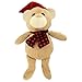 Bundle: 6 Items - 9 Plush Christmas Friends. Reindeer, Santa, Snowmen,Bear, Monkeys, and Penguins