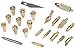 Sparkleberry Wood Burning Kit Bundle with Iron Tool, 20 Soldering Tips, Stencil, Stand, Case and Finger Grips