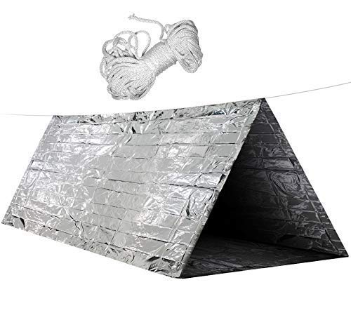 VViViD 2-Person Thermal Reflective Mylar Emergency Survival Shelter Tent (1 Piece)