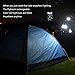Flyhoom Portable LED Bulb Lights Indoor Rechargeable LED Bulb Lamp for Camping Tent Light Bulb, Coolwhite