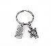 Find Joy in the Journey Graduate Retirement Moving Job Promotion Quote Going Away Parting Gratitude Gift Loved One Reptile Shell Tortoise Galapagos Cute Baby Sea Land Aquatic Turtle Keychain 105H
