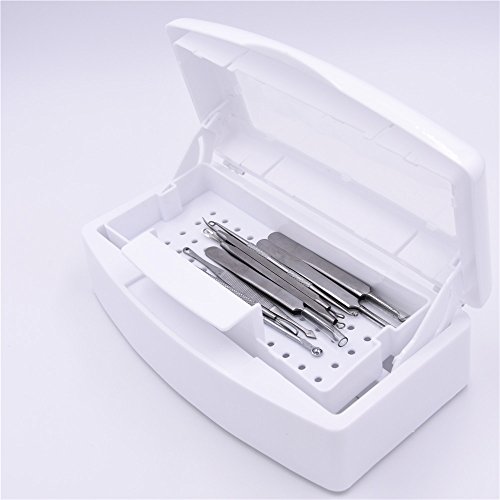 Nail Sterilizer Box for Art Tools Plastic Beauty Implement Sterilizing