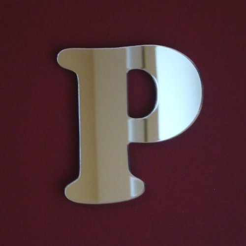 Super Cool Creations Funky Letter P Mirror 25cm