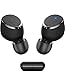True Wireless Earbuds by [MOZART] / Bluetooth 4.2 Headphones / Noise Cancelling / HD Sound & Mic / Premium TWS Earphones with Memory Foam Tips, Leather Pouch, and Smart Charging Case