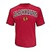Knights Apparel NHL Chicago Blackhawks Men's Cotton Tee, X-Large, Red