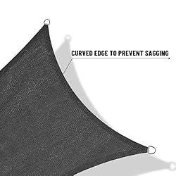 HENG FENG Sun Shade Sail 14'x 14'x 20' Right