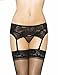 Mio Classic Lovely Lily Black Suspender Belt PPP-12