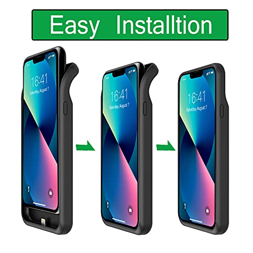 Battery Case for iPhone 13, 7000mAh Rechargeable Portable Charging Case
