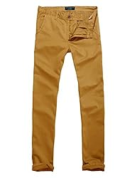 Match Mens Slim-Tapered Flat-Front Casual