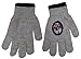 Disney Girls Descendants Grey Beanie Cuffed Winter Hat and Gloves Set - Size 4-14 [4014]