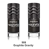 Sally Hansen Magnetic Nail Color #908 Graphite Gravity, 2-Pack