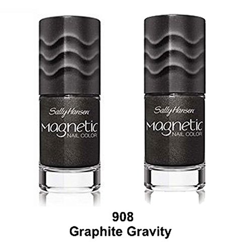 Sally Hansen Magnetic Nail Color #908 Graphite Gravity, 2-Pack