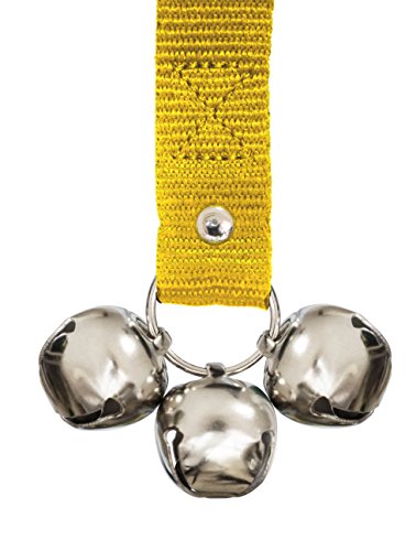 Caldwell's Pet Supply Co. Potty Bells Housetraining Dog Doorbells for Dog Training and Housebreaking Your Doggy. 1.4 Inch Dog Bell with Doggie Doorbell and Potty Training for Puppies (Yellow) - Thumbnail 3